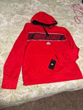 Licensed Ohio State Red Hoodie, Mens Large, NWT